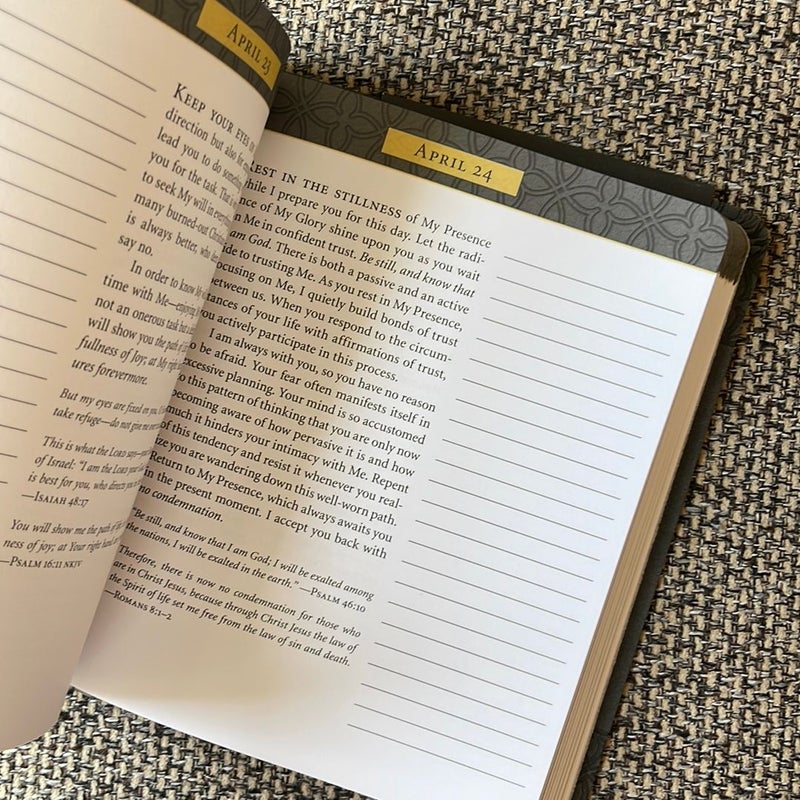 Jesus Calling Note-Taking Edition, Leathersoft, with Full Scriptures