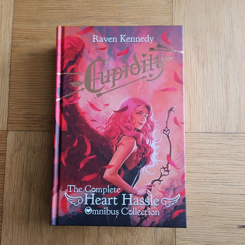 Signed Exclusive Special Edition Cupidity Heart Hassle Omnibus by Raven Kennedy