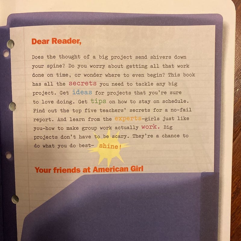 School Smarts Projects by American Girl