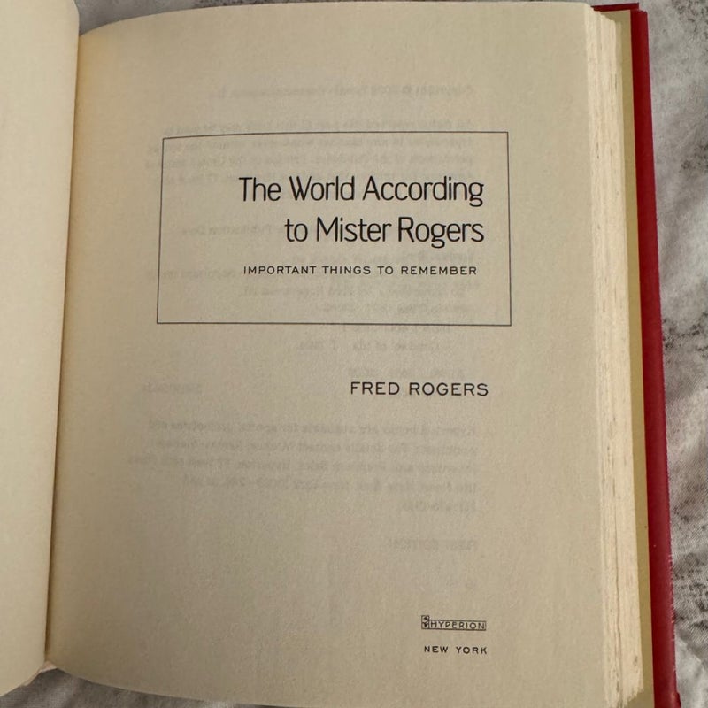 The World According to Mister Rogers