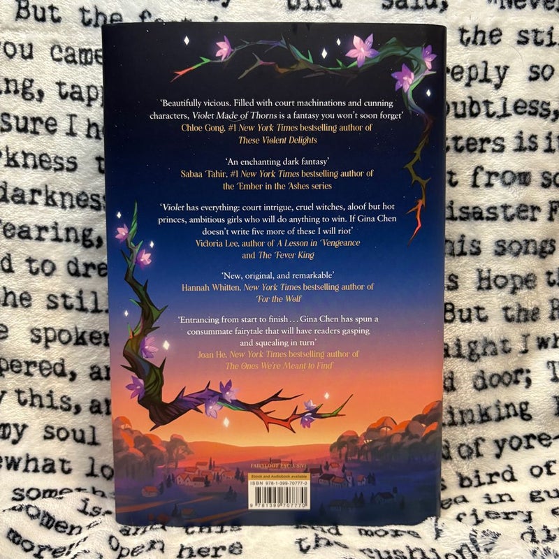 Violet Made of Thorns: Fairyloot Edition