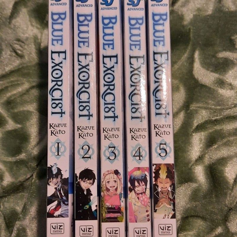 Blue Exorcist lot vols 1-5