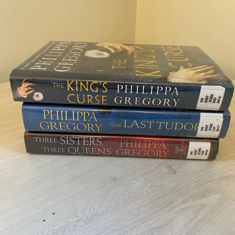 Lot Of Three Philippa Gregory Hardback ExLibrary Books 1st Edition