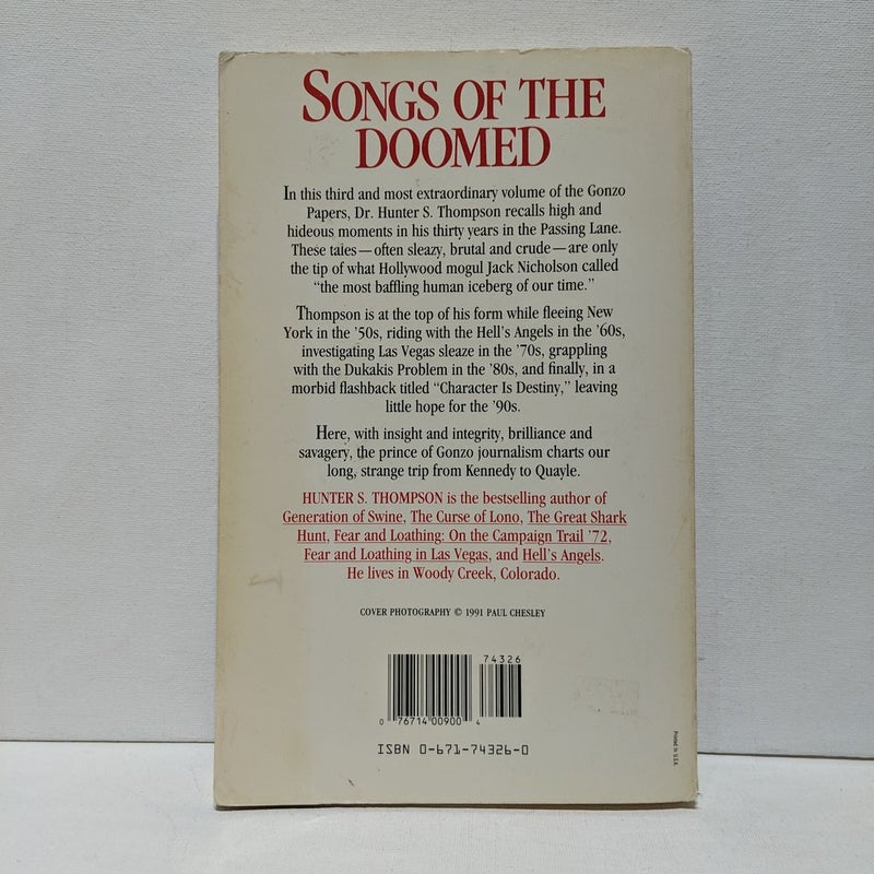 Songs of the Doomed