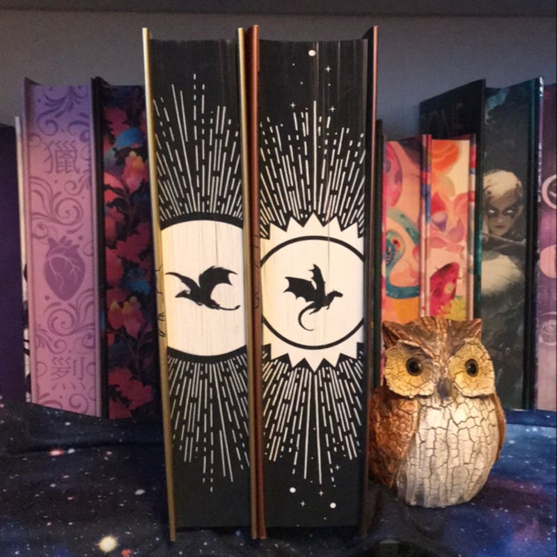 Fourth Wing and Iron Flame *Fairyloot* editions