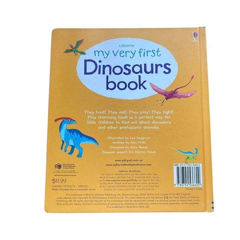 My Very First Dinosaurs Book