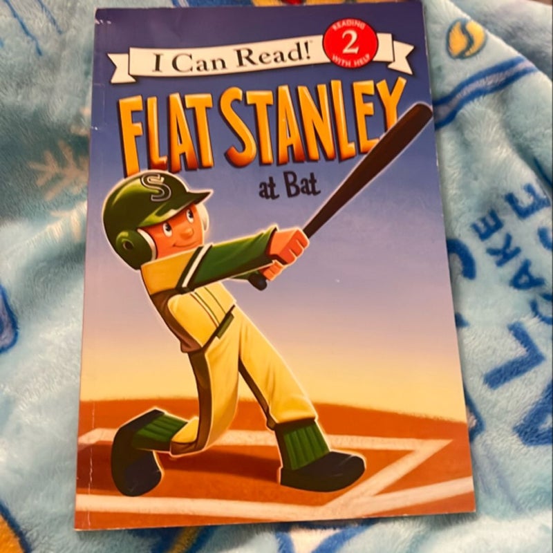 Flat Stanley at Bat