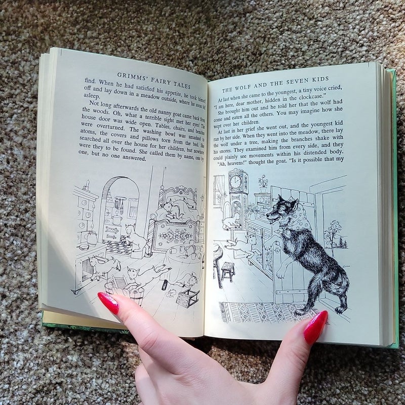 Grimms Fairy Tales Antique book