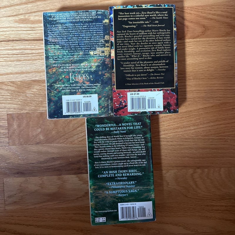 Lot of 3 paperback books - Tara Road plus 2 more