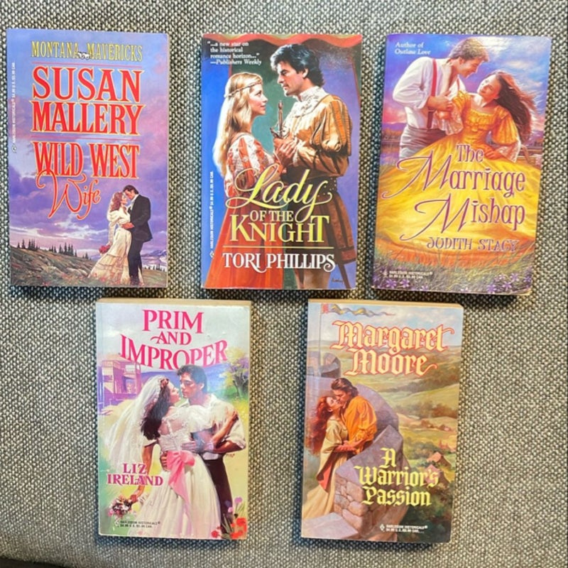 Harlequin Historical//21 Vintage 90s category romances