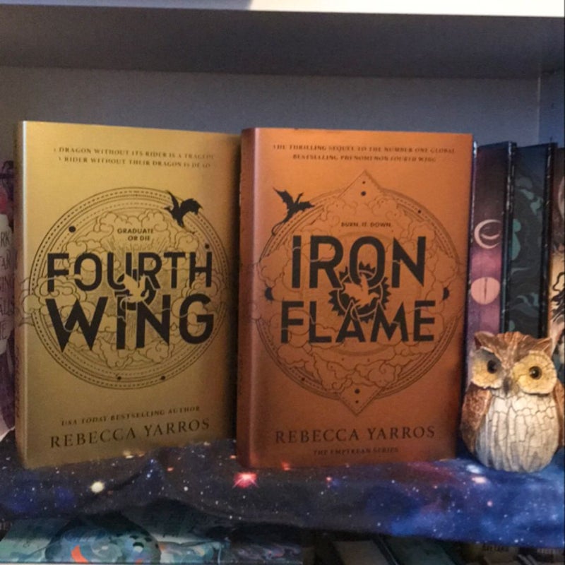 Fourth Wing and Iron Flame *Fairyloot* editions