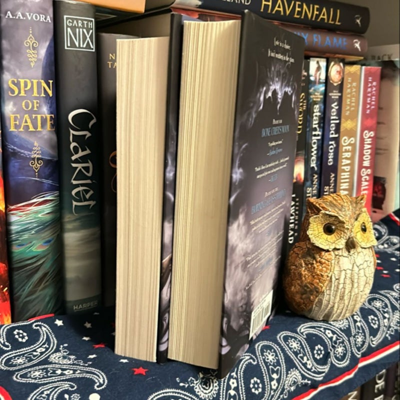 Bone Crier's Moon and Bone Crier’s Dawn First Edition