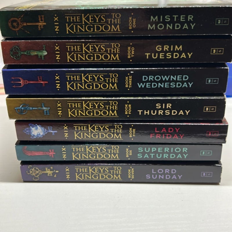 Lot of 7: The Keys to the Kingdom Series
