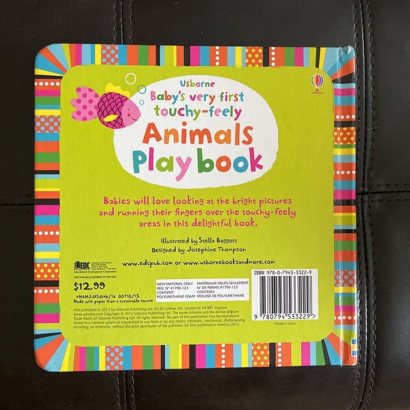 Usborne Baby’s very first touchy-geeky Animals Playbook