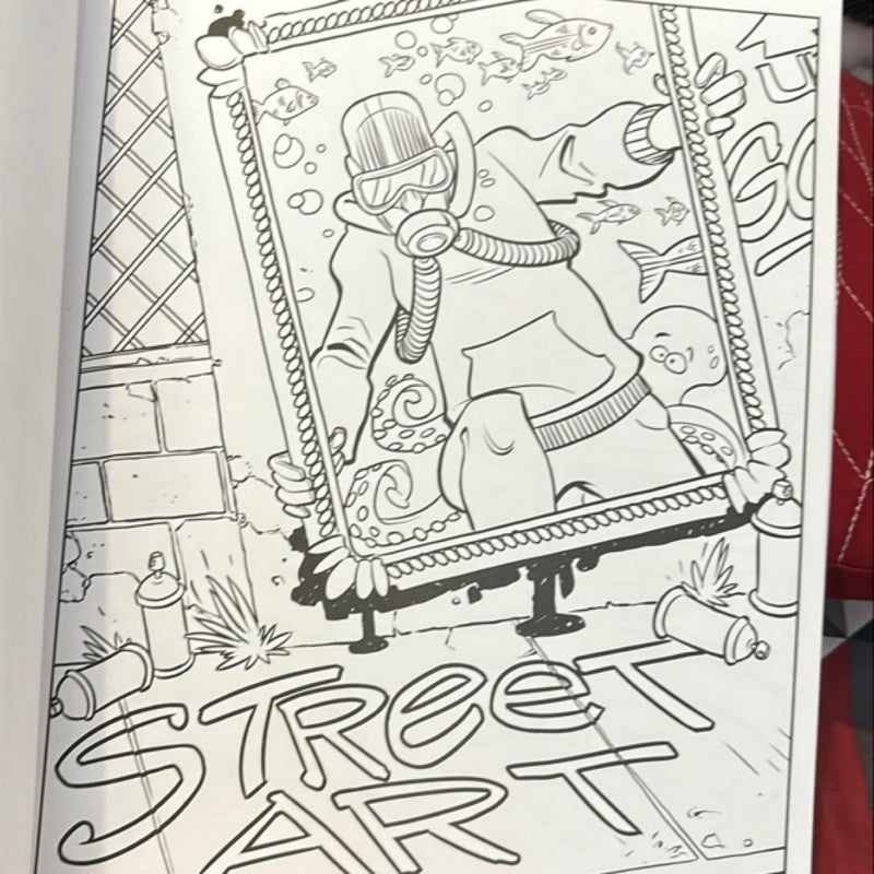 Art in the Streets coloring book 