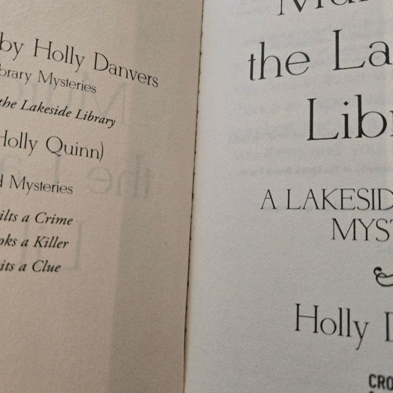 Murder at the Lakeside Library