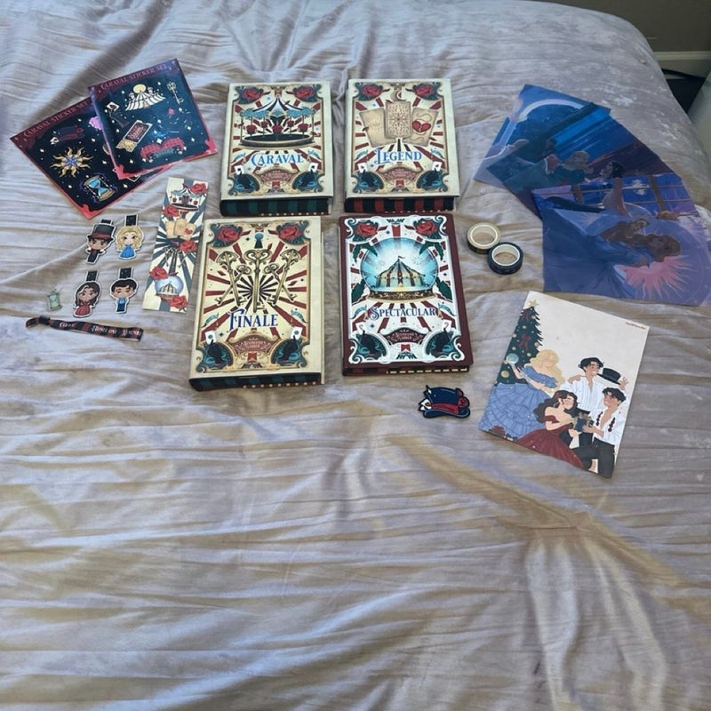 Caraval series Loonari Pendragon editions 