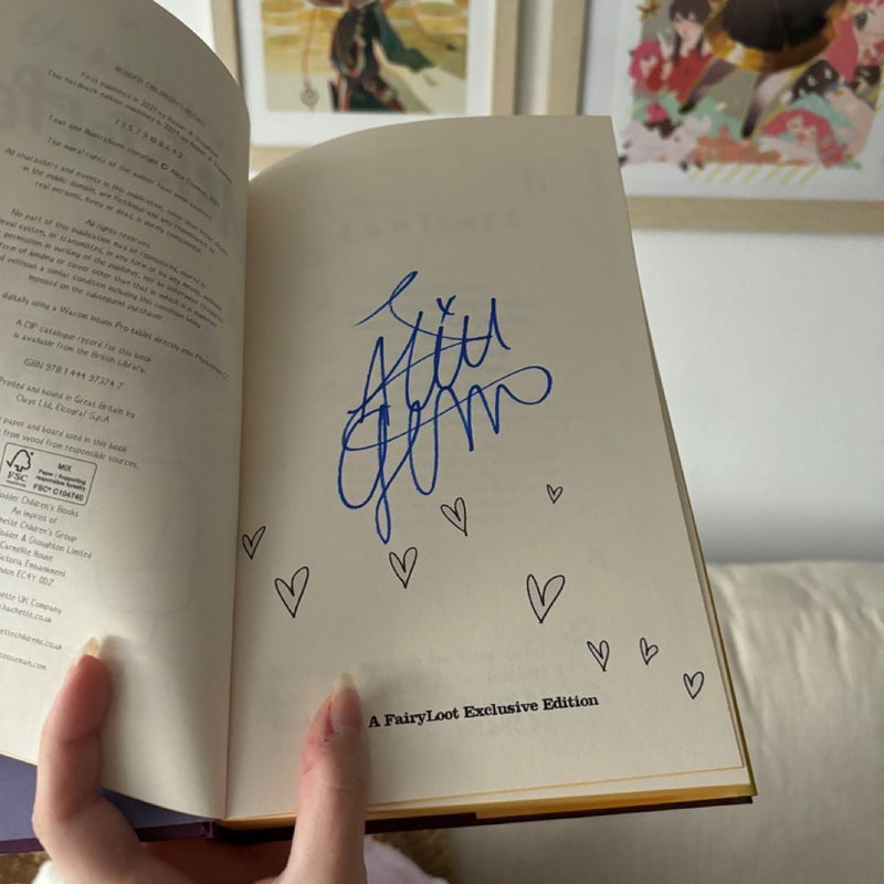 Heartstopper Volume 4 Signed Fairyloot Edition