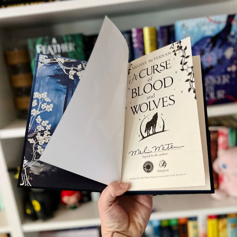 A Curse of Blood and Wolves (Wolf Brothers, Book 1) Signed Fairyloot Edition 