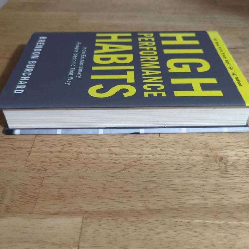 High Performance Habits