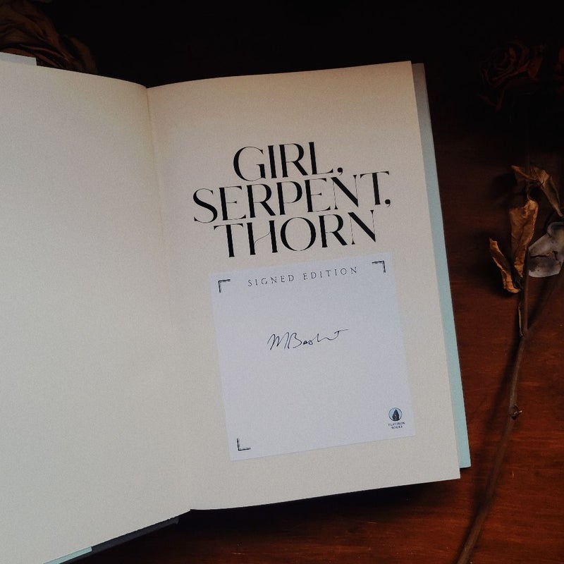 Girl, Serpent, Thorn *Signed First Edition**