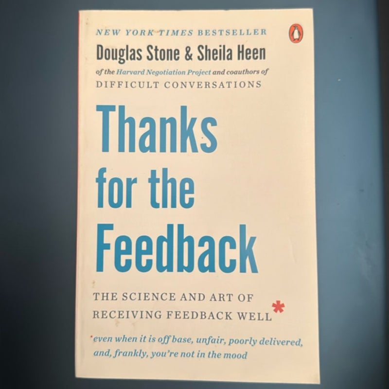 Thanks for the Feedback