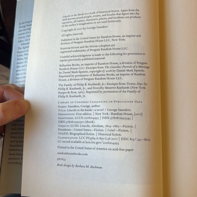 Lincoln in the Bardo