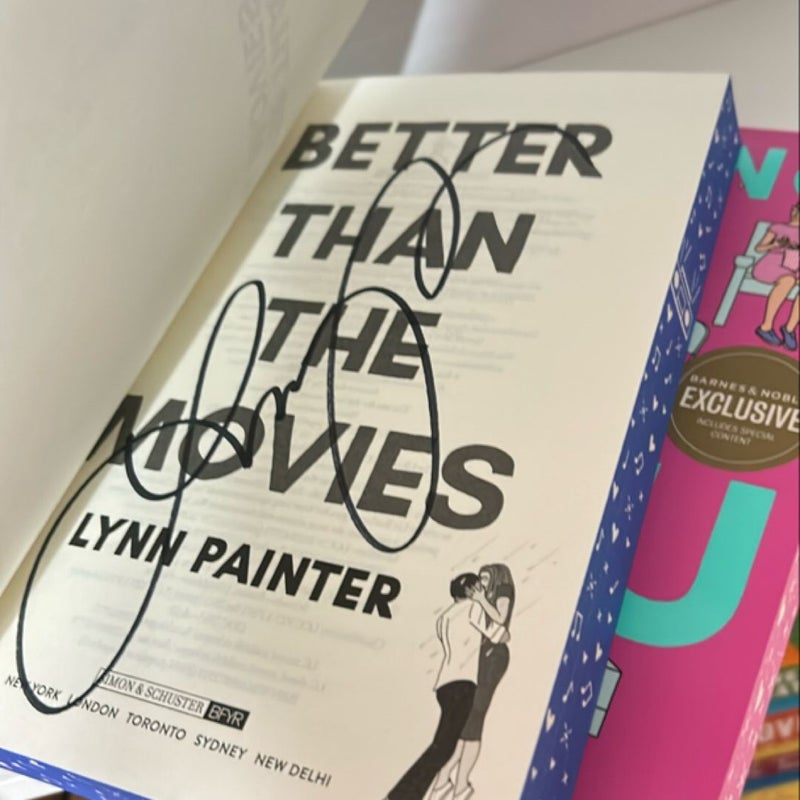 SIGNED BN EXCLUSIVE Better than the movies and Betting on you 