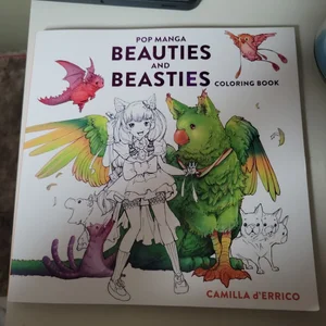 Pop Manga Beauties and Beasties Coloring Book