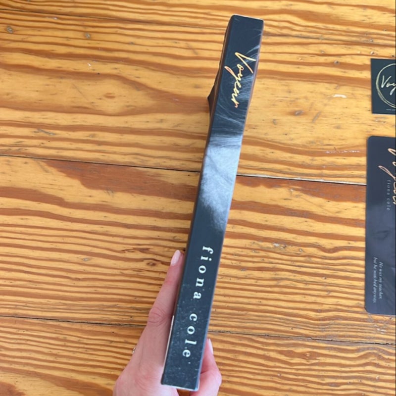 Voyeur OOP cover + bookmark (signed by author)