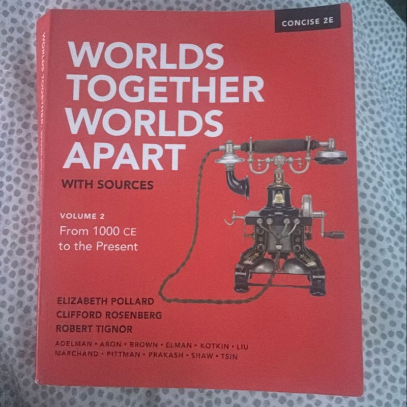 Worlds Together, Worlds Apart Concise Volume 2, 2nd Edition + Reg Card