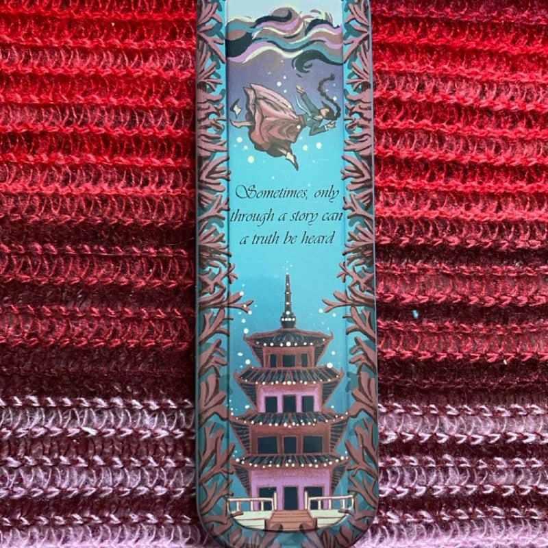 Girl Who Fell Beneath the Sea bookmark tin