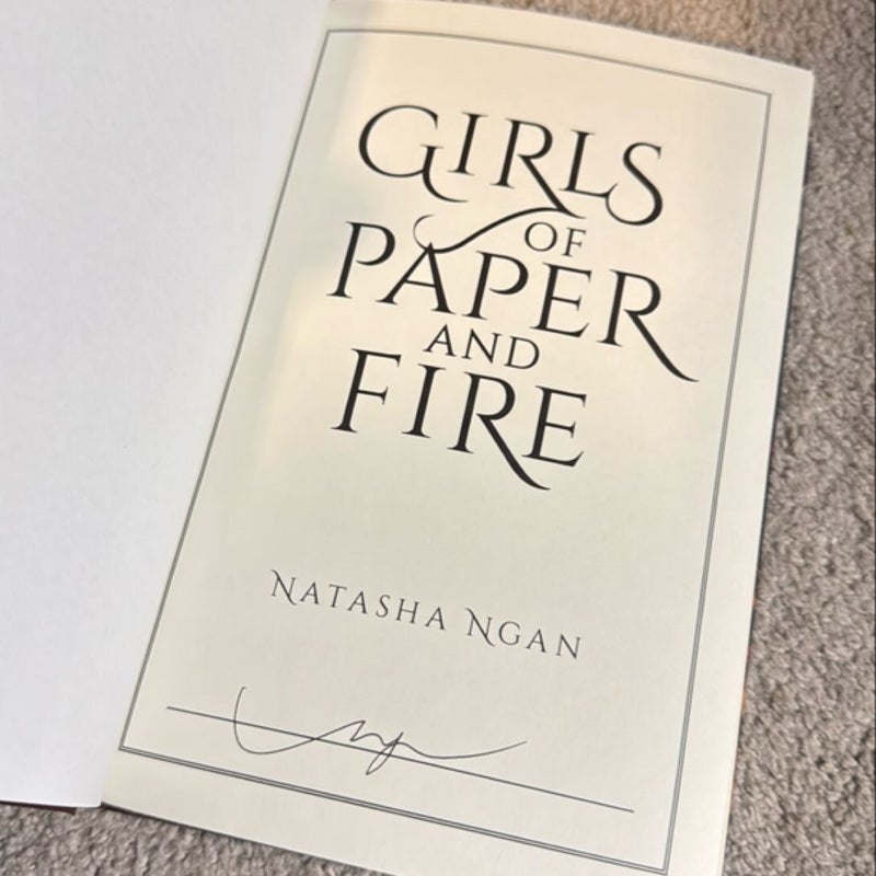 Girls of Paper and Fire *signed*