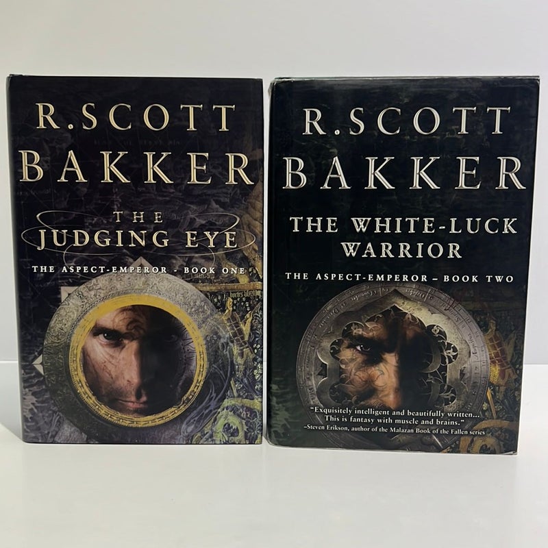 The Aspect- Emperor (1st Editions-Books 1&2) Series: The Judging Eye & The White-Luck Warrior