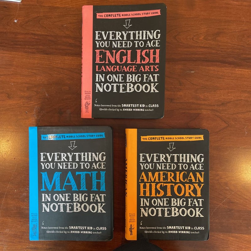 Everything You Need to Ace Math in One Big Fat Notebook - Paperback 