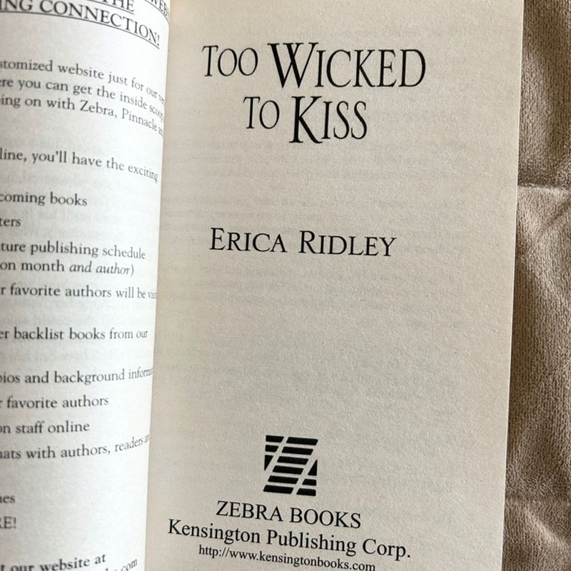 Too Wicked to Kiss  1152