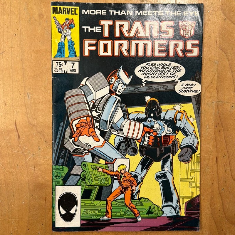 The transformers Aug 7 Marvel comic