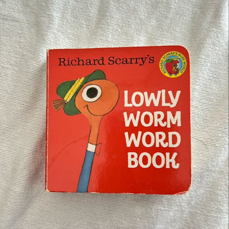 Richard Scarry's Lowly Worm Word Book