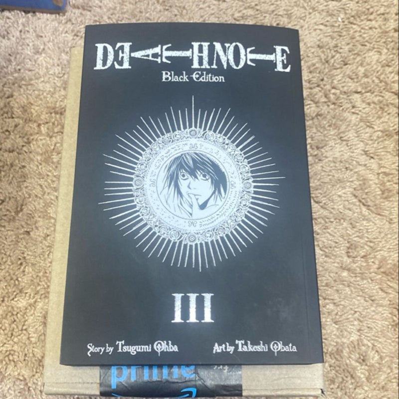Death Note Black Edition, Vol. 1, 2, & 3