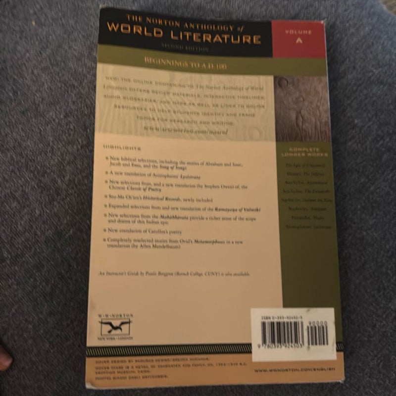 The Norton Anthology of World Literature