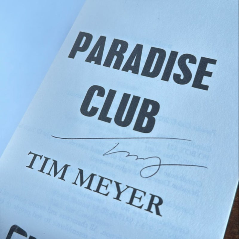  Paradise Club SIGNED 