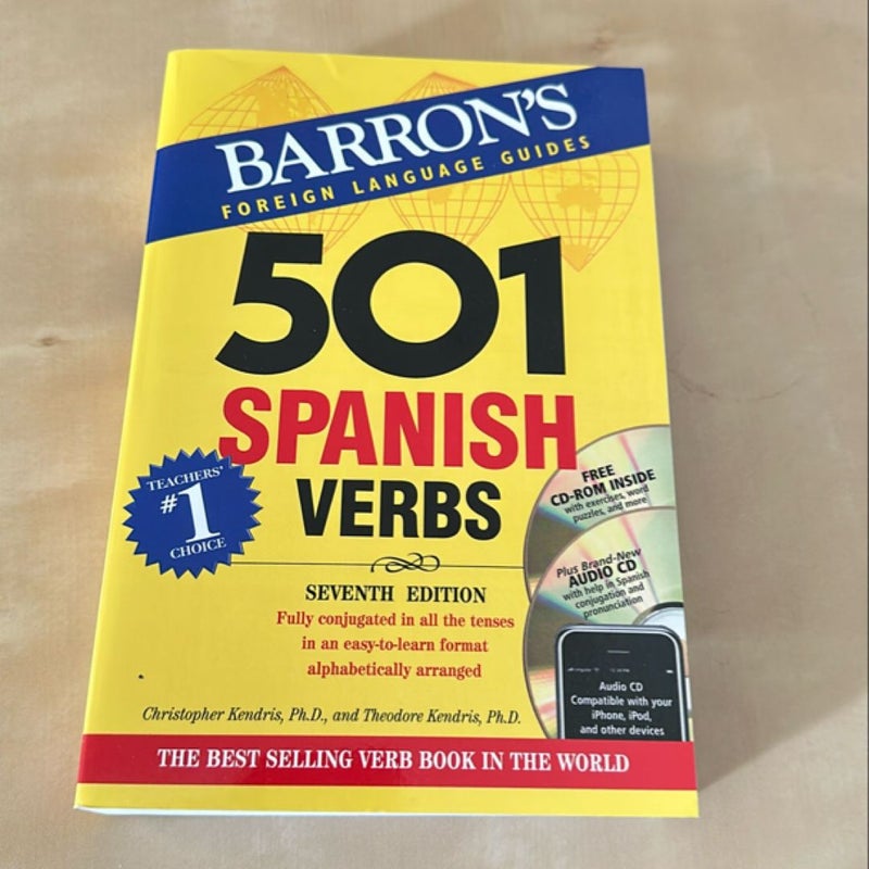 501 Spanish Verbs with CD-ROM and Audio CD