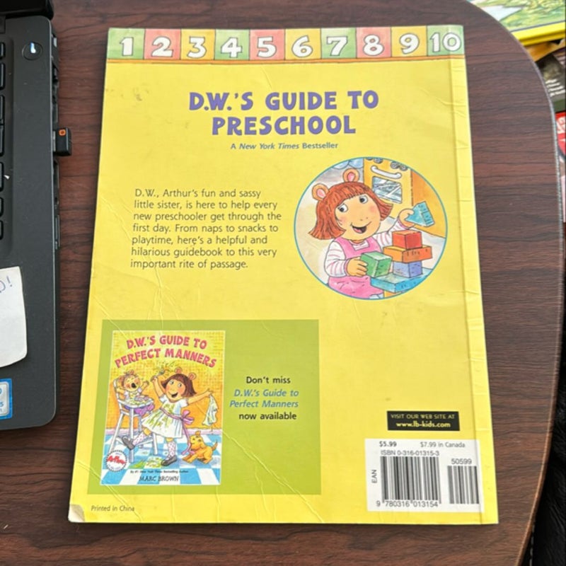 D. W.'s Guide to Preschool