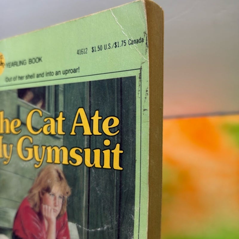 The cat ate my gym suit YA yearling book