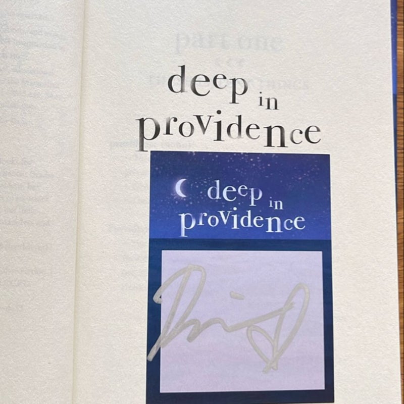 Deep in Providence **SIGNED COPY**