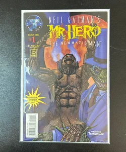 Mr Hero The Newmatic Man # 1 Neil Gaiman’s Tekno Comix Comics