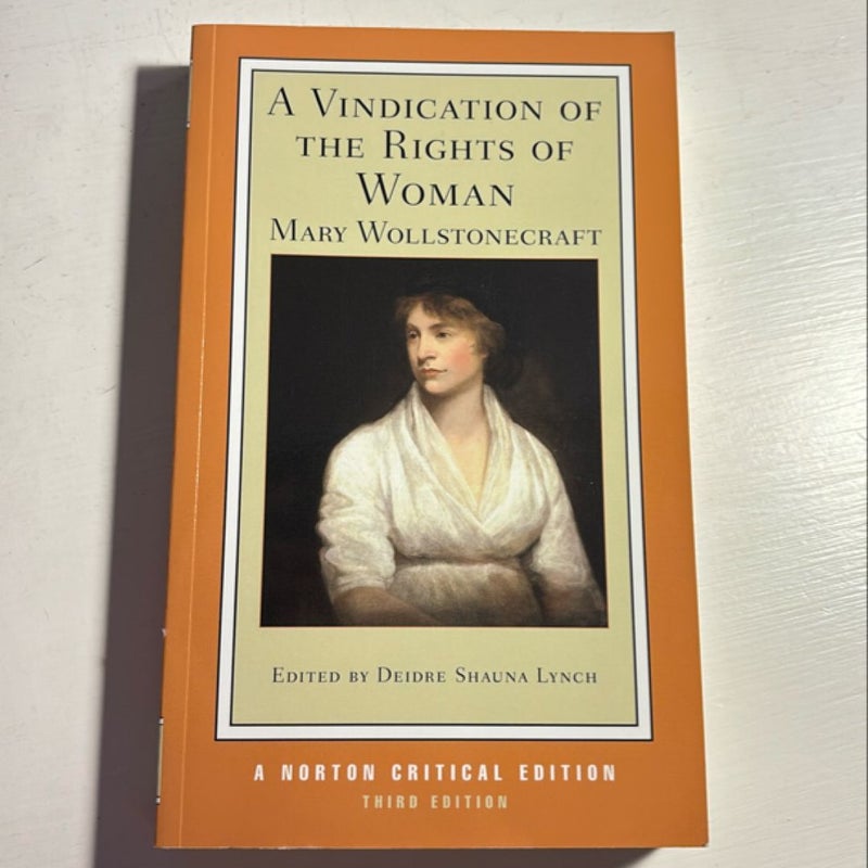 A Vindication of the Rights of Woman