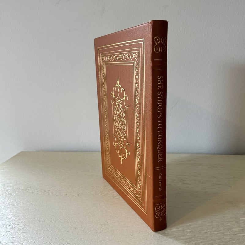 She Stoops to Conquer | Easton Press Illustrated Leather Boumd Classic 