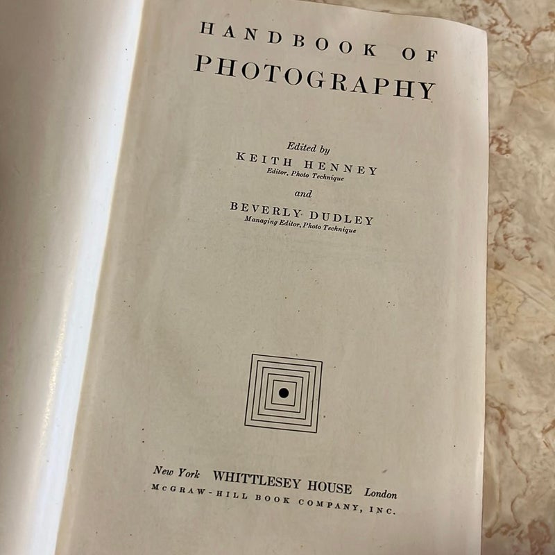 Handbook of Photography 