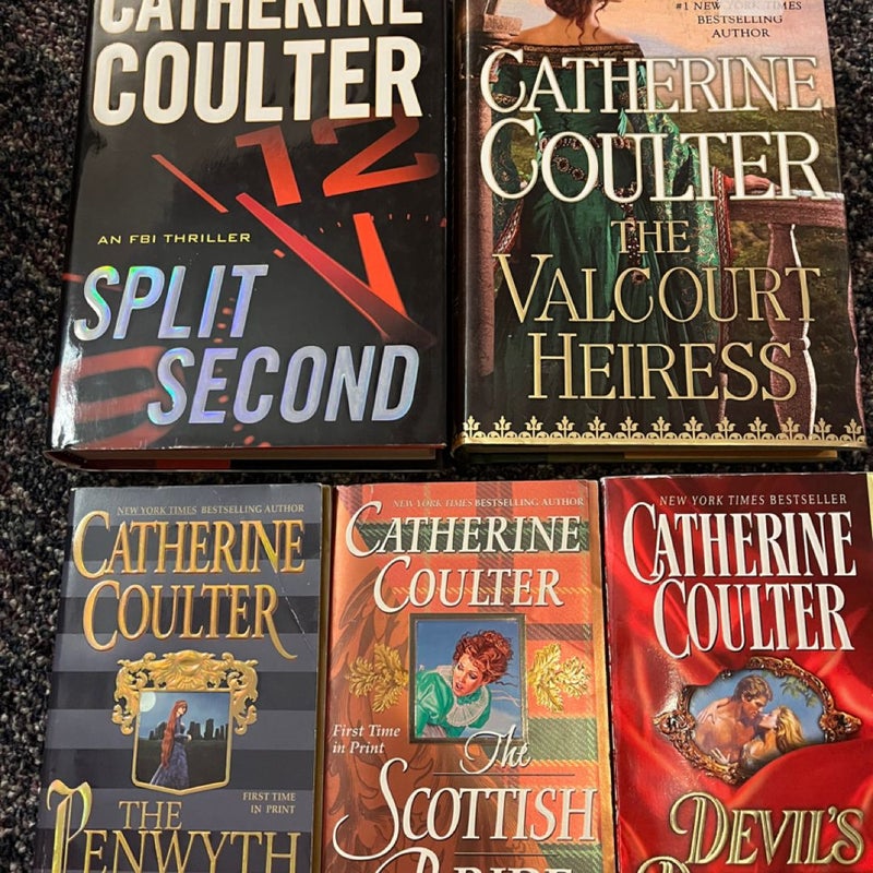 Split Second & 4 other books